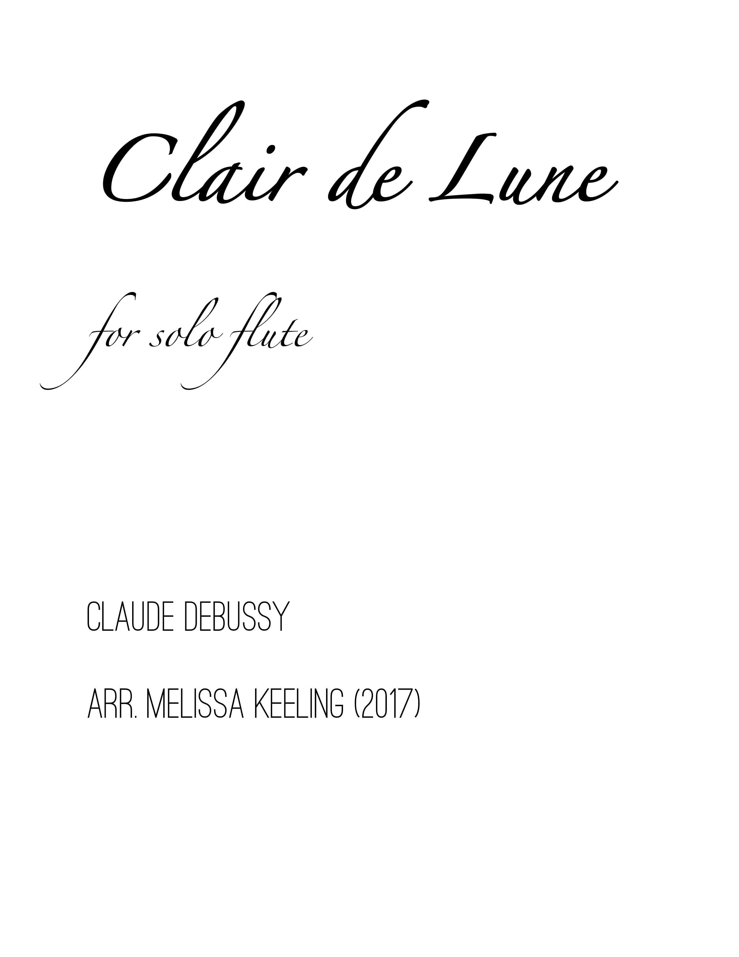 Clair De Lune Digital Download